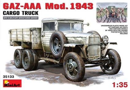 MiniArt: Gaz-Aaa. Mod. 1943. Cargo Truck (1:35)