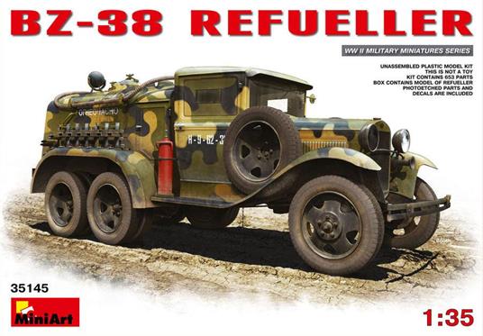 Bz-38 Refueller Plastic Kit 1:35 Model Min35145