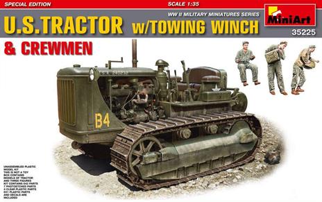 U.S. Tractor W/Towing & Crewmen. Scala 1/35. Mini Art MA35225