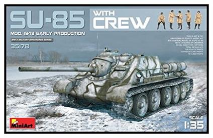 Carro armato SU-85 Mod. 1943. Scala 1/35. Mini Art MA35178