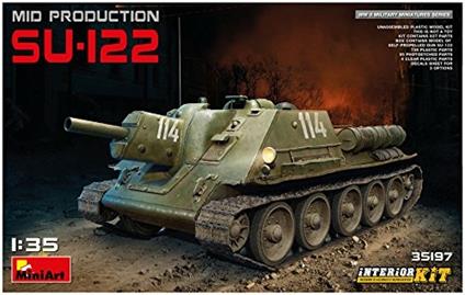 Su-122 Mid Production Interior Kit 1/35. Mini Art MA35197