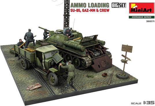 Ammo Loading (SU-85,GAZ-MM&Crew). Big Set - 2