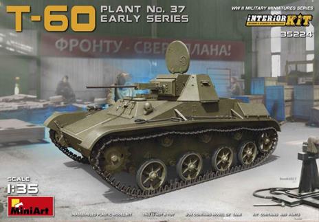 T-60 Tank (Plant.No.37 Early Series) Plastic Kit 1:35 Model Min35224