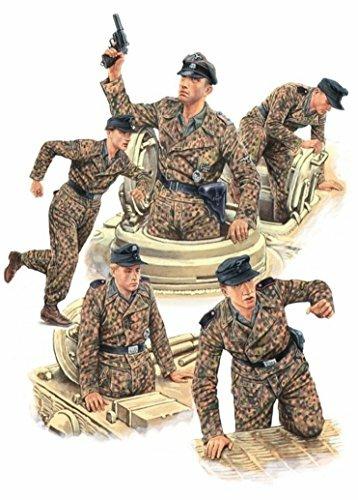 Soldati tedeschi equipaggio carro armato Francia 1944 1/35. Mini Art MA35252