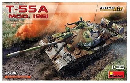 Carro Armato T-55A Mod.1981 Interior Kit. Scala 1/35. Mini Art MA37020