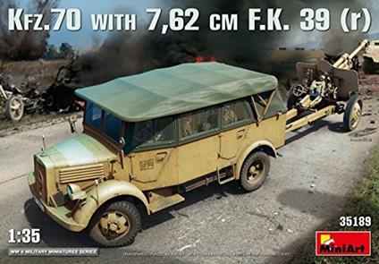 Camion Kfz.70 & 7,62 Cm F.K. 39. Mini Art R . Scala 1/35 (MA35189