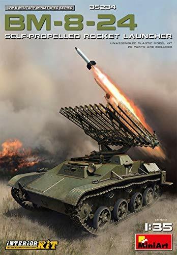 Mezzo militare BM 8 24 Self Propelled Rocket Launcher 1:35. Mini Art MA35234
