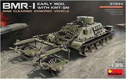 Carro Armato BMR 1 Early Mod. with KMT 5M 1:35. Mini Art MA37034