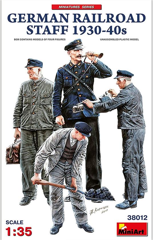 German Railroad Staff 1930-40s Scala 1/35 (MA38012)