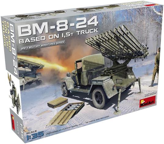 MiniArt: Bm-8-24 Based On 15T Truck (1:35)