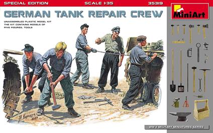 MiniArt: German Tank Repair Crew.Special Edition (1:35)