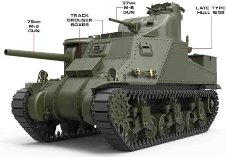 M3 Lee Late Prod. Scala 1/35 (MA35214) - 2