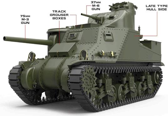 M3 Lee Late Prod. Scala 1/35 (MA35214) - 2