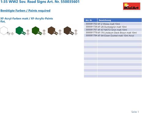 1/35 Soviet Road Signs WW2 (MA35601) - 6