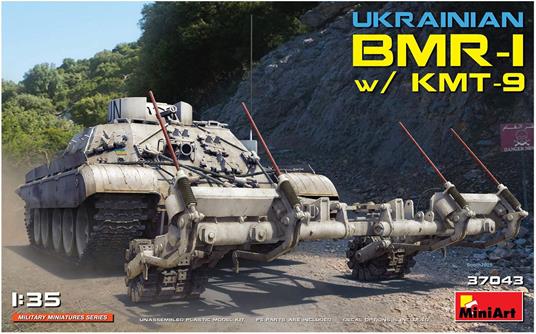 Miniart: 1/35 Ukrainian Bmr-1 W/Kmt-9