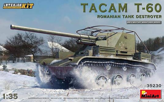 Tacam T-60 Romanian Tank Destroyer. Interior Kit Scala 1/35 (MA35230)