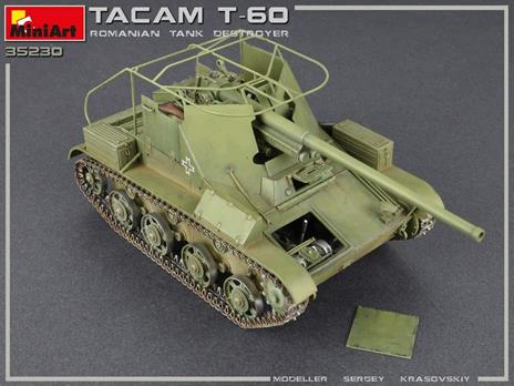 Tacam T-60 Romanian Tank Destroyer. Interior Kit Scala 1/35 (MA35230) - 3