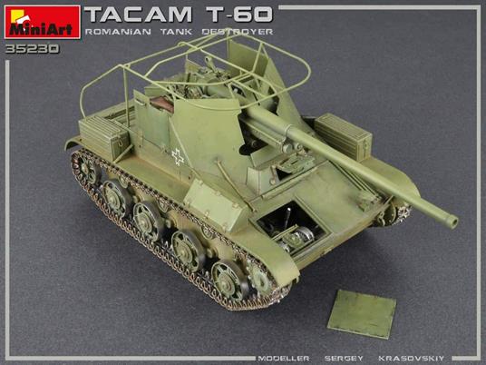 Tacam T-60 Romanian Tank Destroyer. Interior Kit Scala 1/35 (MA35230) - 3