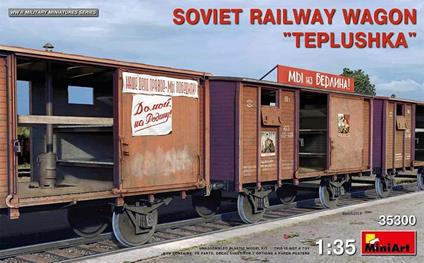 Soviet Railway Wagon Teplushka Scala 1/35 (MA35300)