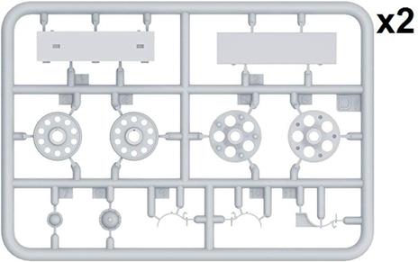 T-34/85 Sea Star Wheels Set Scala 1/35 (MA37033) - 5