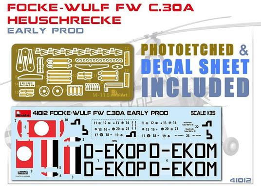 Focke-Wulf Fw C.30a Heuschrecke. Early Prod Scala 1/35 (MA41012) - 6