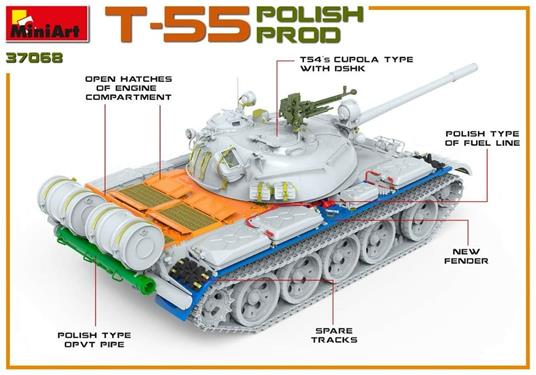 T-55 Polish Prod. Scala 1/35 (MA37068) - 5
