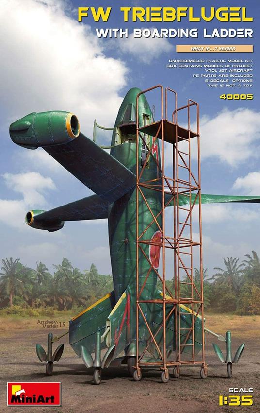 Fw Triebflugel With Boarding Ladder Scala 1/35 (MA40005)