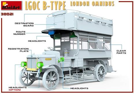 Lgoc B-Type London Omnibus Scala 1/35 (MA38021) - 6