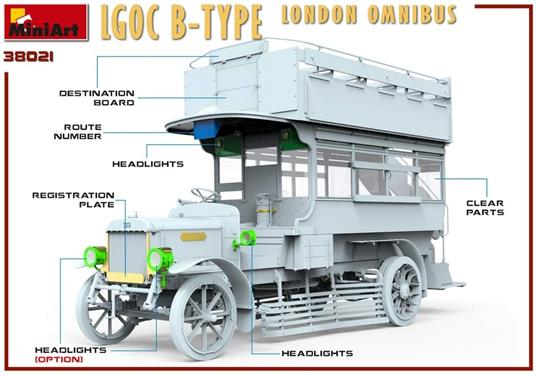 Lgoc B-Type London Omnibus Scala 1/35 (MA38021) - 6