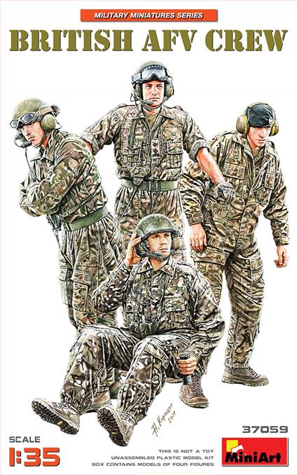 British Afv Crew Scala 1/35 (MA37059)