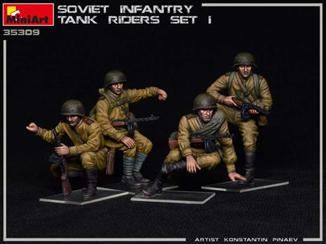 Soviet Infantry Tank Riders Set 1 Scala 1/35 (MA35309) - 2
