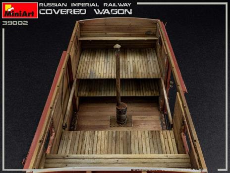 Russian Imperial Railway Covered Wagon Scala 1/35 (MA39002) - 5
