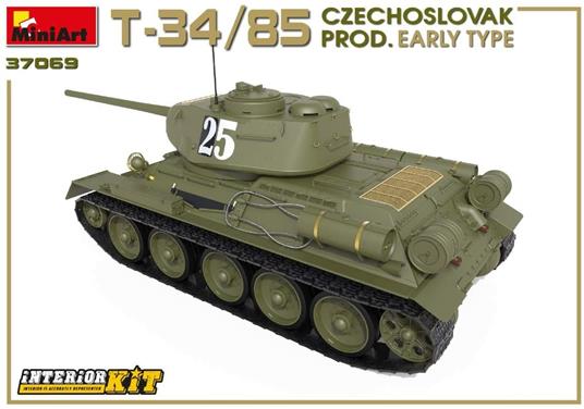 T-34/85 Czechoslovak Prod. Early Type. Interior Kit Scala 1/35 (MA37069) - 3