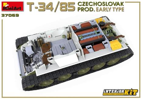 T-34/85 Czechoslovak Prod. Early Type. Interior Kit Scala 1/35 (MA37069) - 5