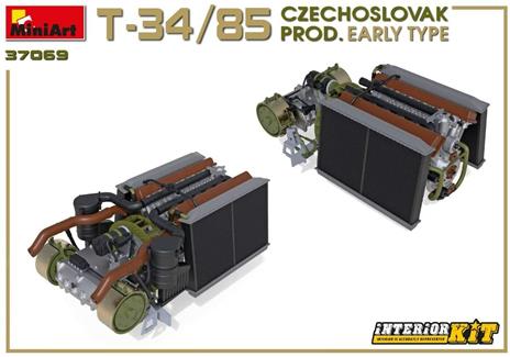 T-34/85 Czechoslovak Prod. Early Type. Interior Kit Scala 1/35 (MA37069) - 6