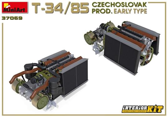 T-34/85 Czechoslovak Prod. Early Type. Interior Kit Scala 1/35 (MA37069) - 6