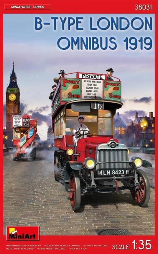 B-Type London Omnibus (1919) Scala 1/35 (MA38031)