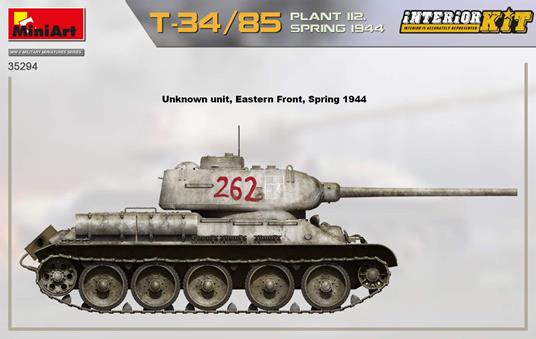 1/35 T-34-85 Plant 112. Spring 1944. Interior Kit
