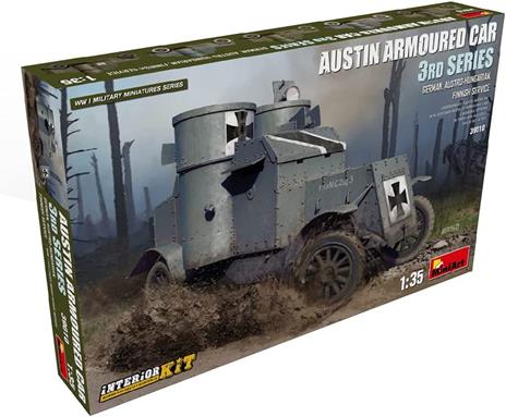 1/35 Austin Armoured Car 3rd Series: Ger. Aus-Hun. Fin. Service Inter. Kit