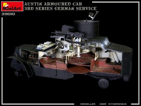 1/35 Austin Armoured Car 3rd Series: Ger. Aus-Hun. Fin. Service Inter. Kit - 4