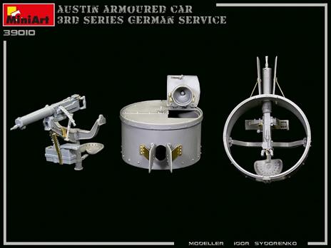 1/35 Austin Armoured Car 3rd Series: Ger. Aus-Hun. Fin. Service Inter. Kit - 5