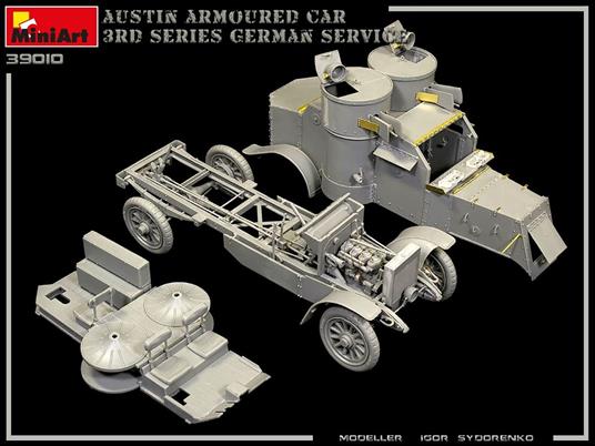 1/35 Austin Armoured Car 3rd Series: Ger. Aus-Hun. Fin. Service Inter. Kit - 6
