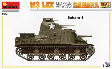 1/35 M3 Lee Mid Prod. Sahara w/Crew