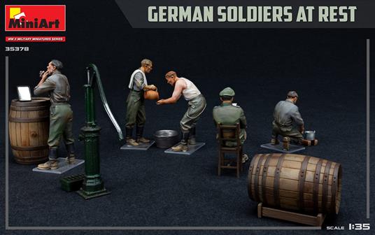 Soldati tedeschi a riposo - German Soldiers At Rest Special Edition 1/35