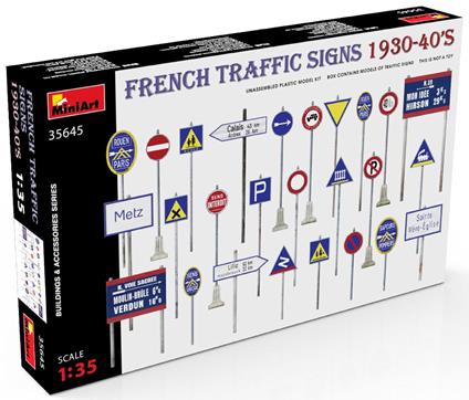 1/35 French Traffic Signs 1930-40s
