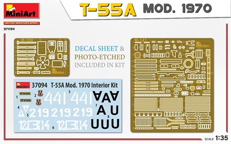 1/35 T-55A Mod. 1970 Interior Kit - 2