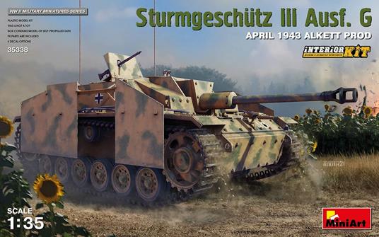 1/35 Sturmgeschutz III Ausf. G April 43 Alkett Prod. Interior Kit (MA35338) - 2