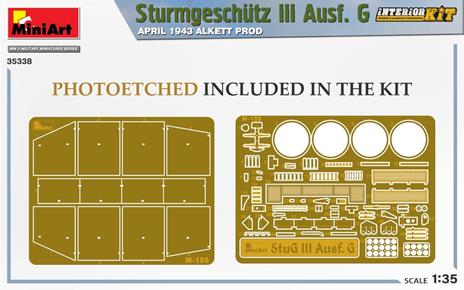 1/35 Sturmgeschutz III Ausf. G April 43 Alkett Prod. Interior Kit (MA35338) - 4