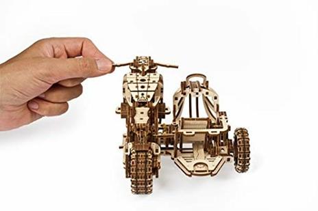 Ugears Moto Scrambler Ugr-10 Con Sidecar - 2