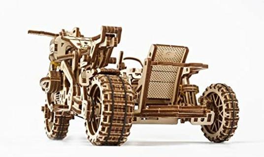 Ugears Moto Scrambler Ugr-10 Con Sidecar - 3
